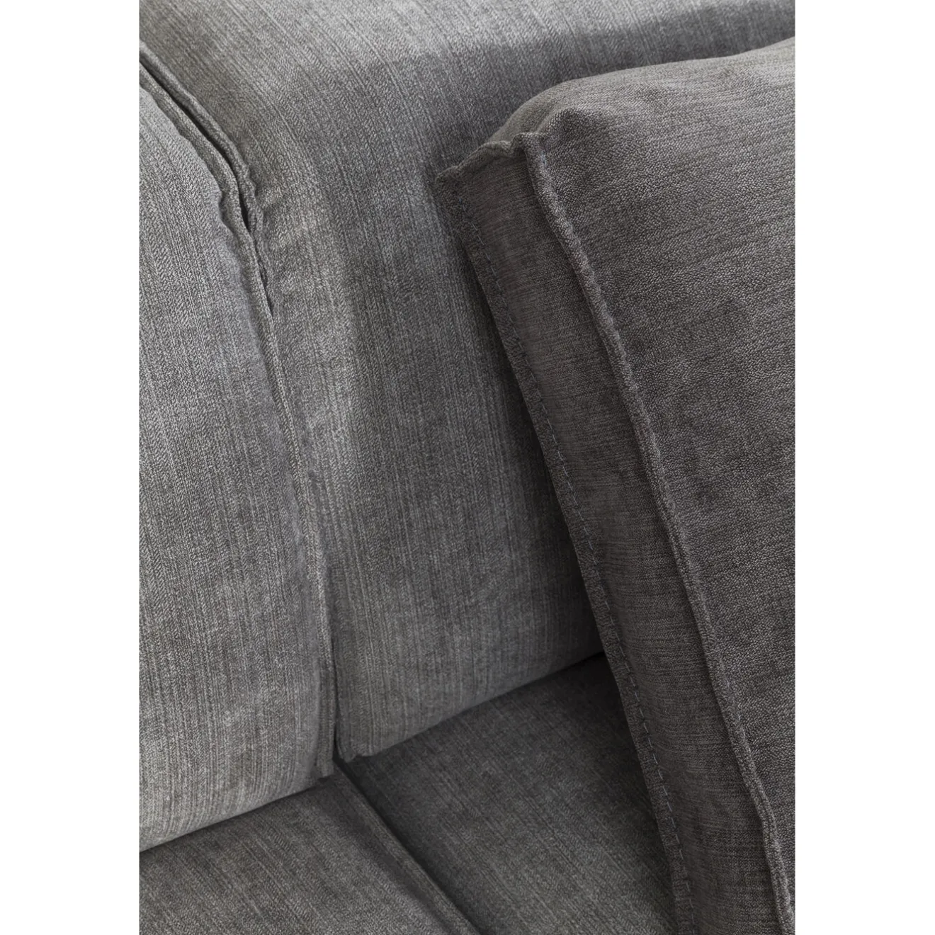 KARE Design Canapés D'Angle|Canapés D Angle Infinity Ottomane Gris Gauche