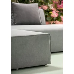 KARE Design Canapés D'Angle|Canapés D Angle Infinity Ottomane Gris Gauche