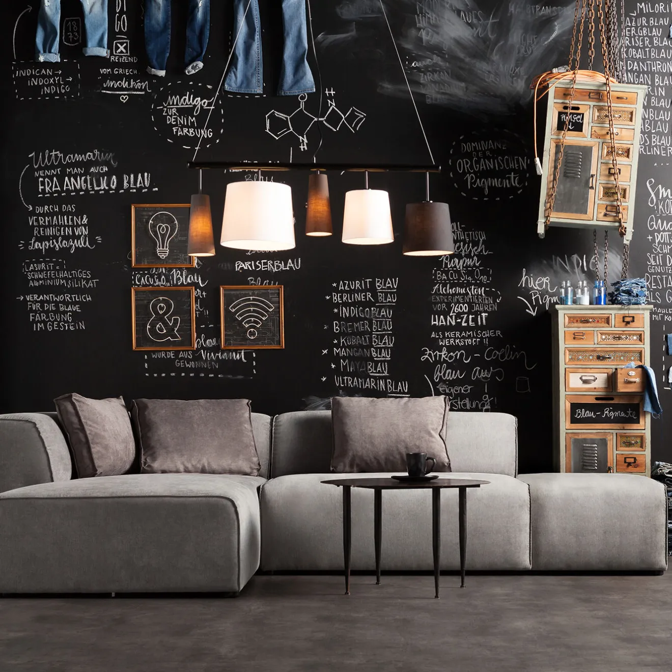 KARE Design Canapés D'Angle|Canapés D Angle Infinity Ottomane Gris Gauche