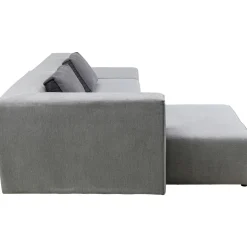 KARE Design Canapés D'Angle|Canapés D Angle Infinity Ottomane Gris Gauche