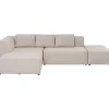 KARE Design Canapés D'Angle|Canapés D Angle Infinity Ottomane Creme Gauche