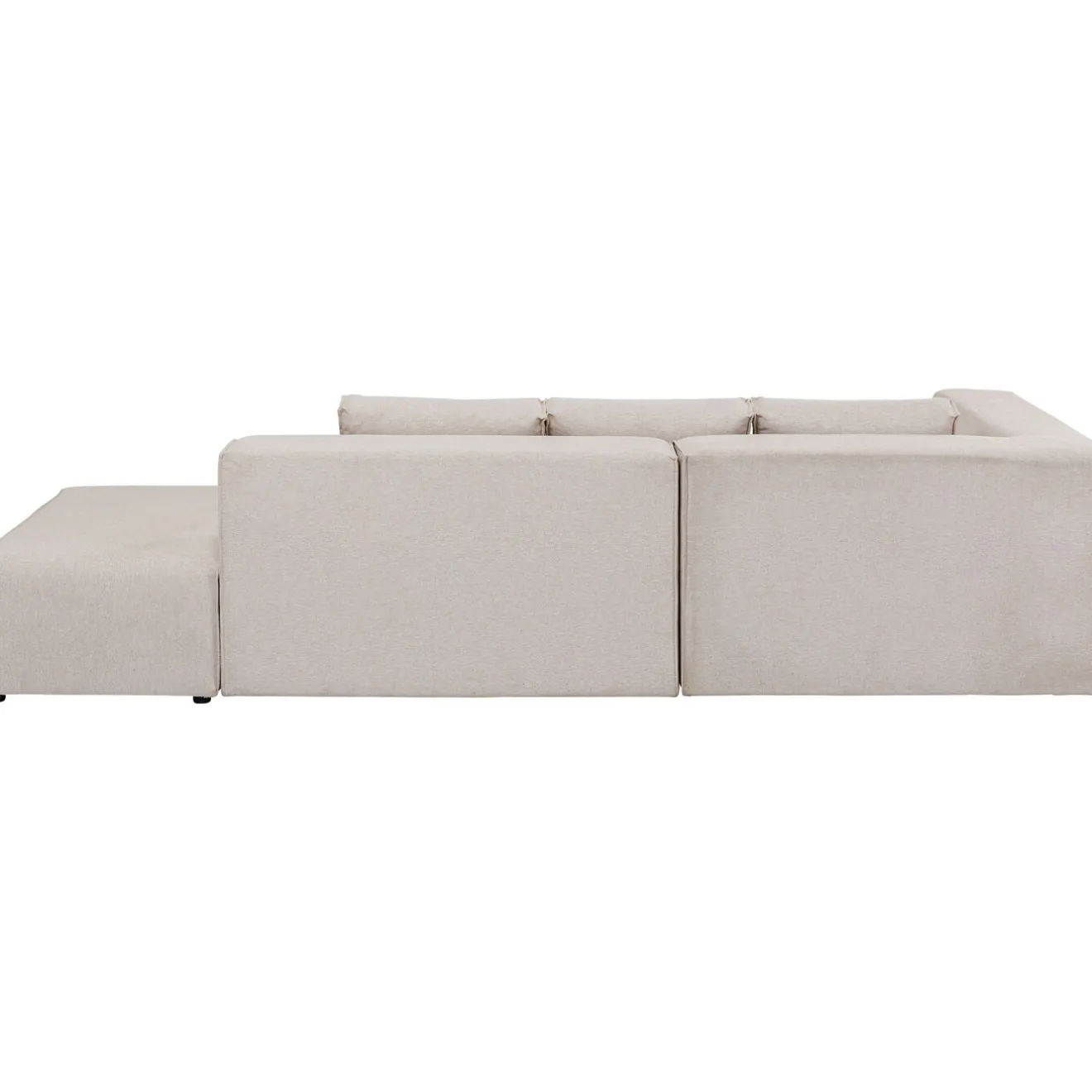 KARE Design Canapés D'Angle|Canapés D Angle Infinity Ottomane Creme Gauche