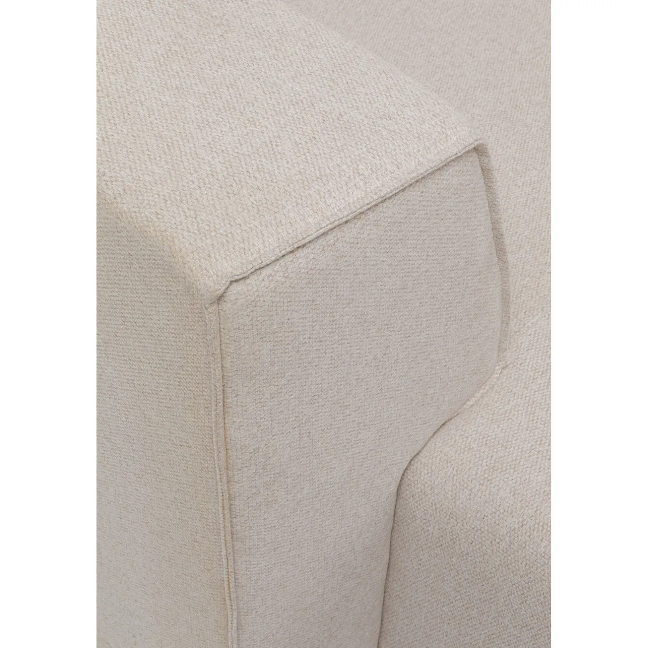 KARE Design Canapés D'Angle|Canapés D Angle Infinity Ottomane Creme Gauche