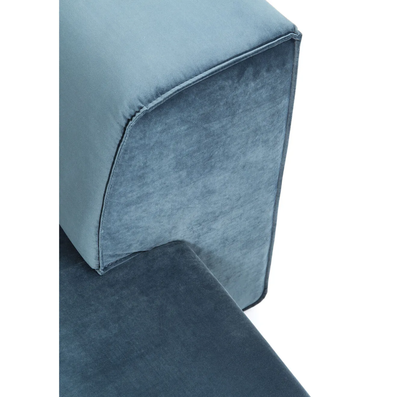 KARE Design Canapés D'Angle|Canapés D Angle Infinity Velours Ocean Droite