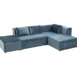 KARE Design Canapés D'Angle|Canapés D Angle Infinity Velours Ocean Droite