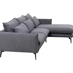 KARE Design Canapés D'Angle|Canapés D Angle Monza Droite Gris 296Cm