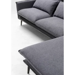 KARE Design Canapés D'Angle|Canapés D Angle Monza Droite Gris 296Cm