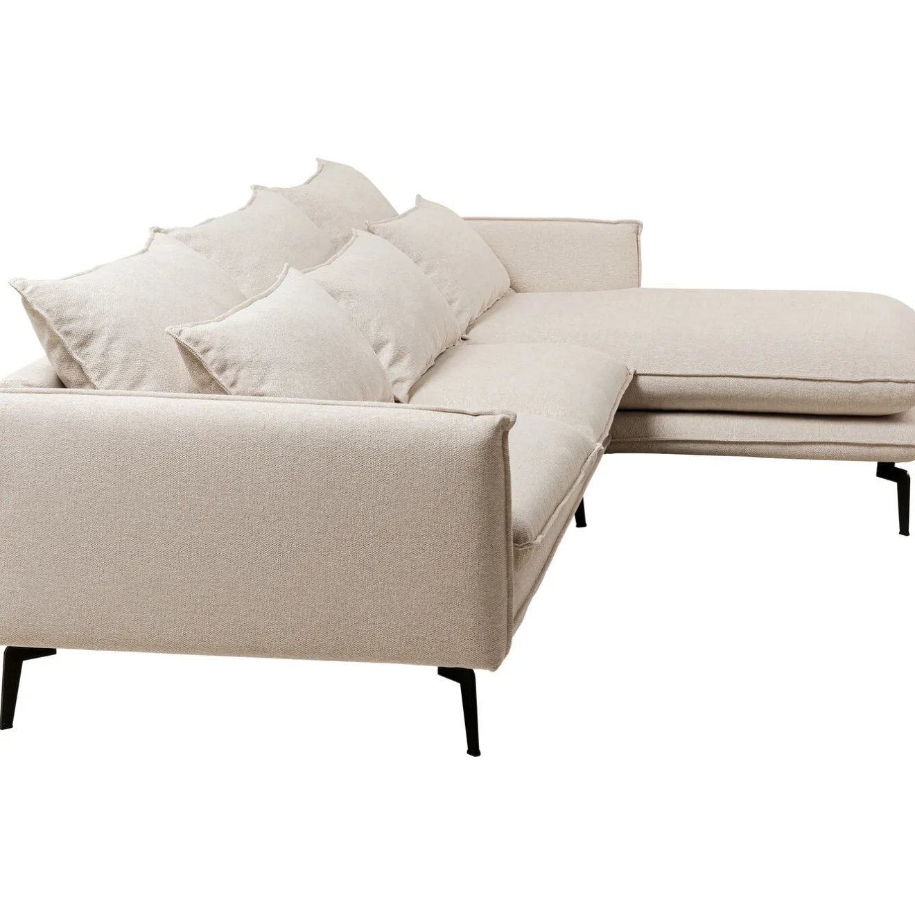 KARE Design Canapés D'Angle|Canapés D Angle Monza Droite Creme 296Cm