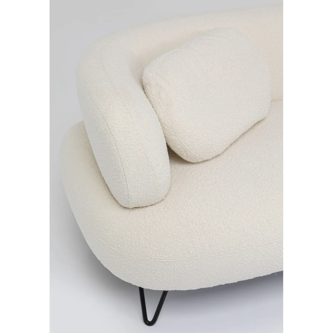 KARE Design Canapés D'Angle|Canapés D Angle Peppo Blanc