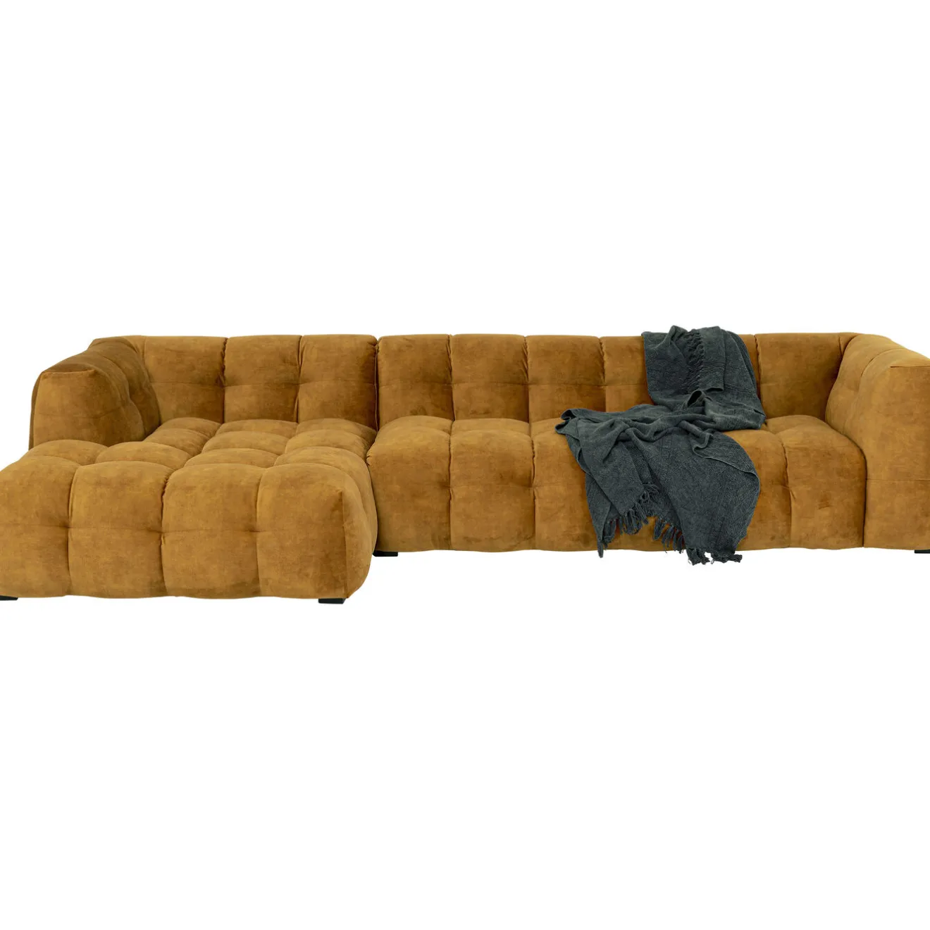 KARE Design Canapés D'Angle|Canapés D Angle Salamanca Gauche Brun Dore