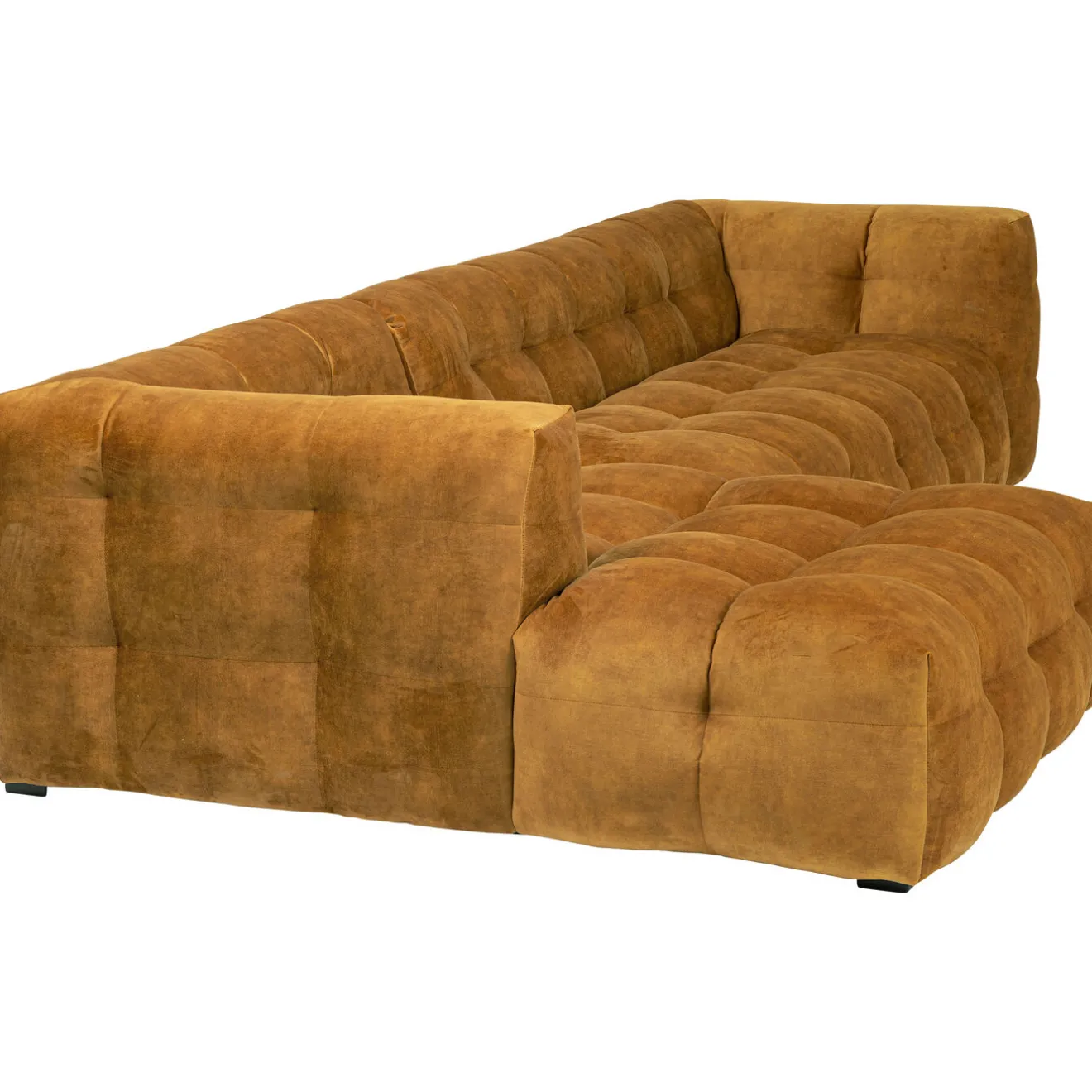 KARE Design Canapés D'Angle|Canapés D Angle Salamanca Gauche Brun Dore