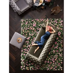 KARE Design 3 Places|Canapés Desire 3-Places Vert Khaki