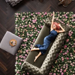 KARE Design 3 Places|Canapés Desire 3-Places Vert Khaki