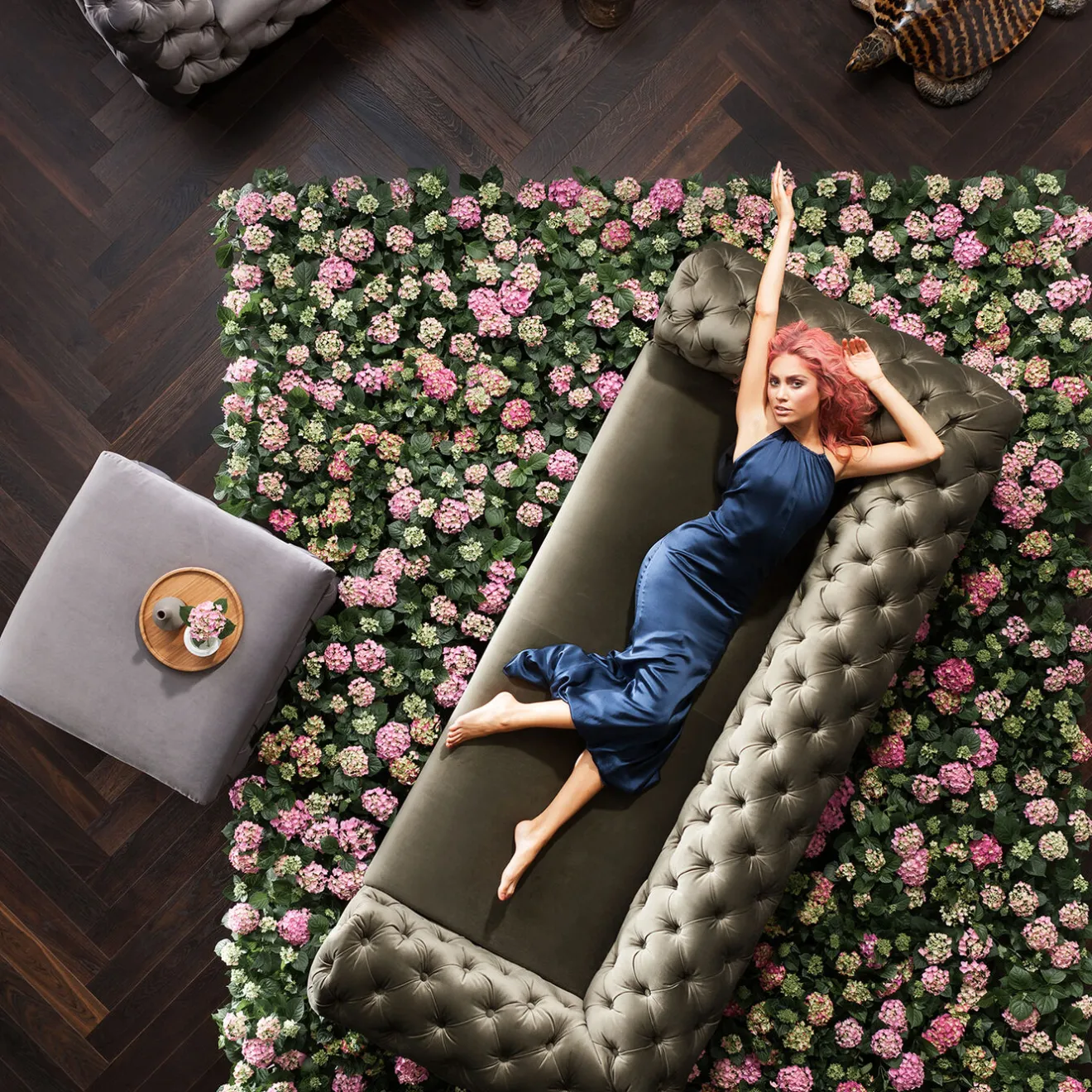 KARE Design 3 Places|Canapés Desire 3-Places Vert Khaki