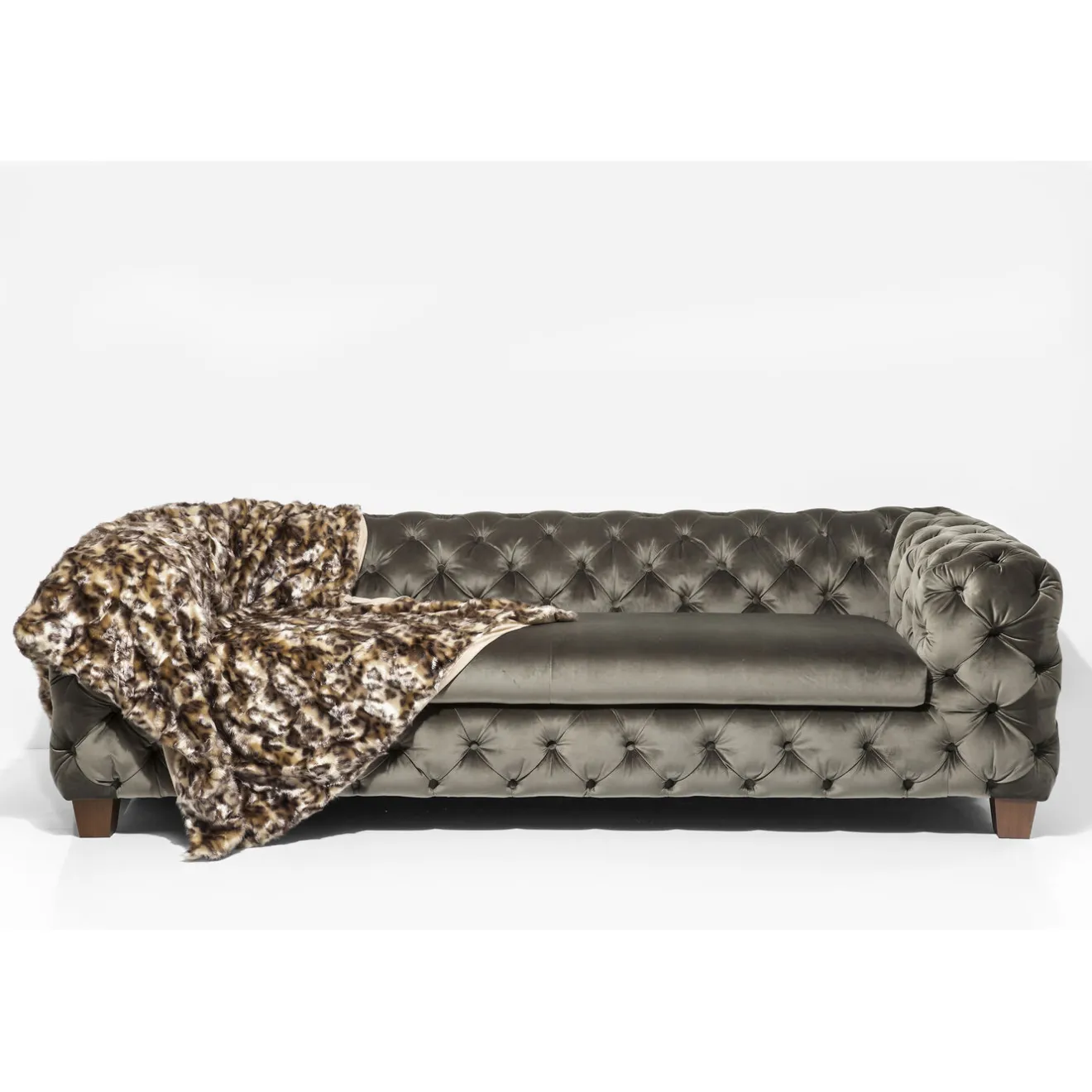 KARE Design 3 Places|Canapés Desire 3-Places Vert Khaki