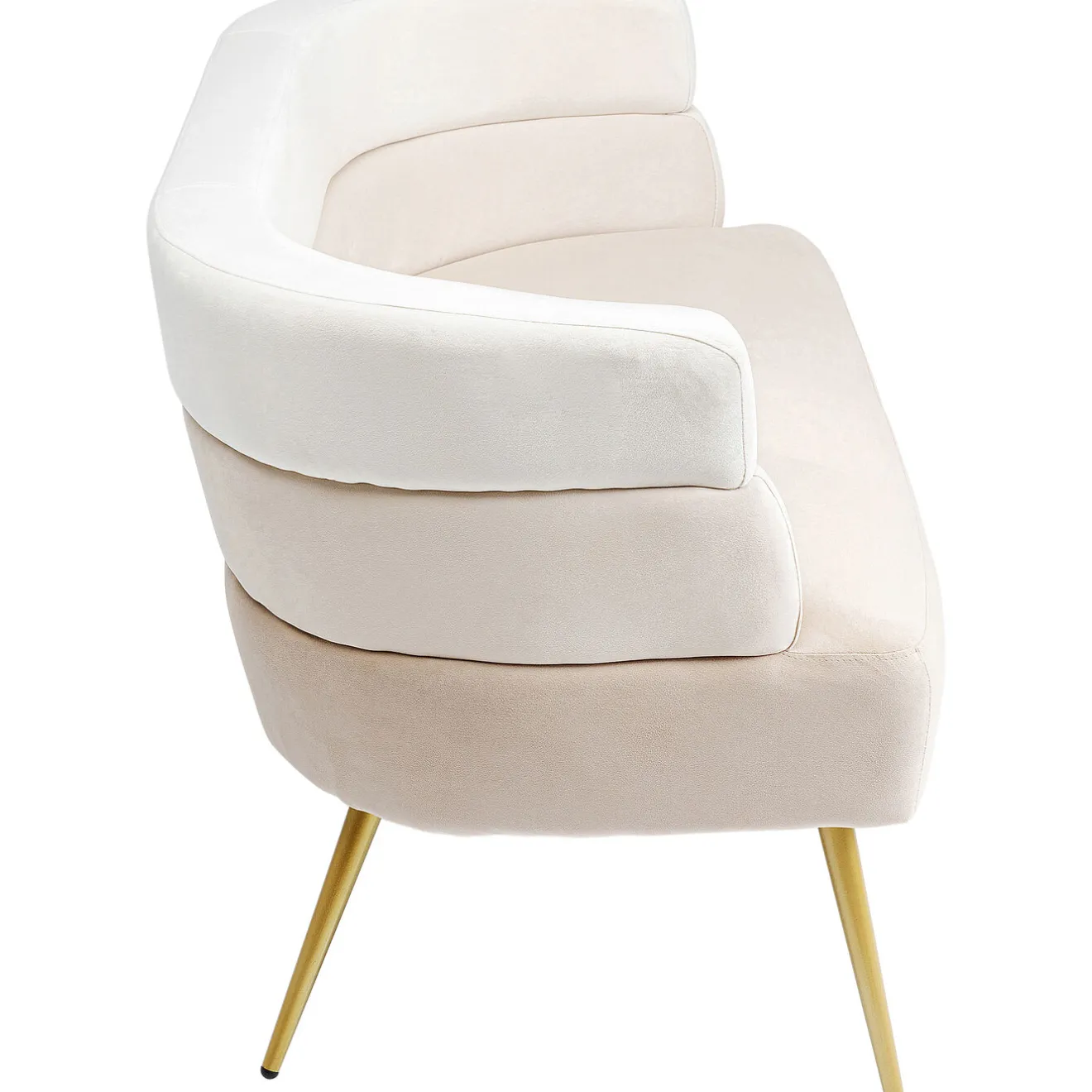 KARE Design 2 Places|Canapés Discovery 2-Places Creme 125Cm