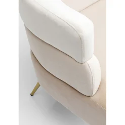 KARE Design 2 Places|Canapés Discovery 2-Places Creme 125Cm