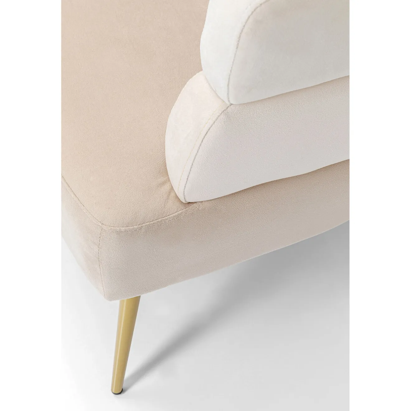 KARE Design 2 Places|Canapés Discovery 2-Places Creme 125Cm