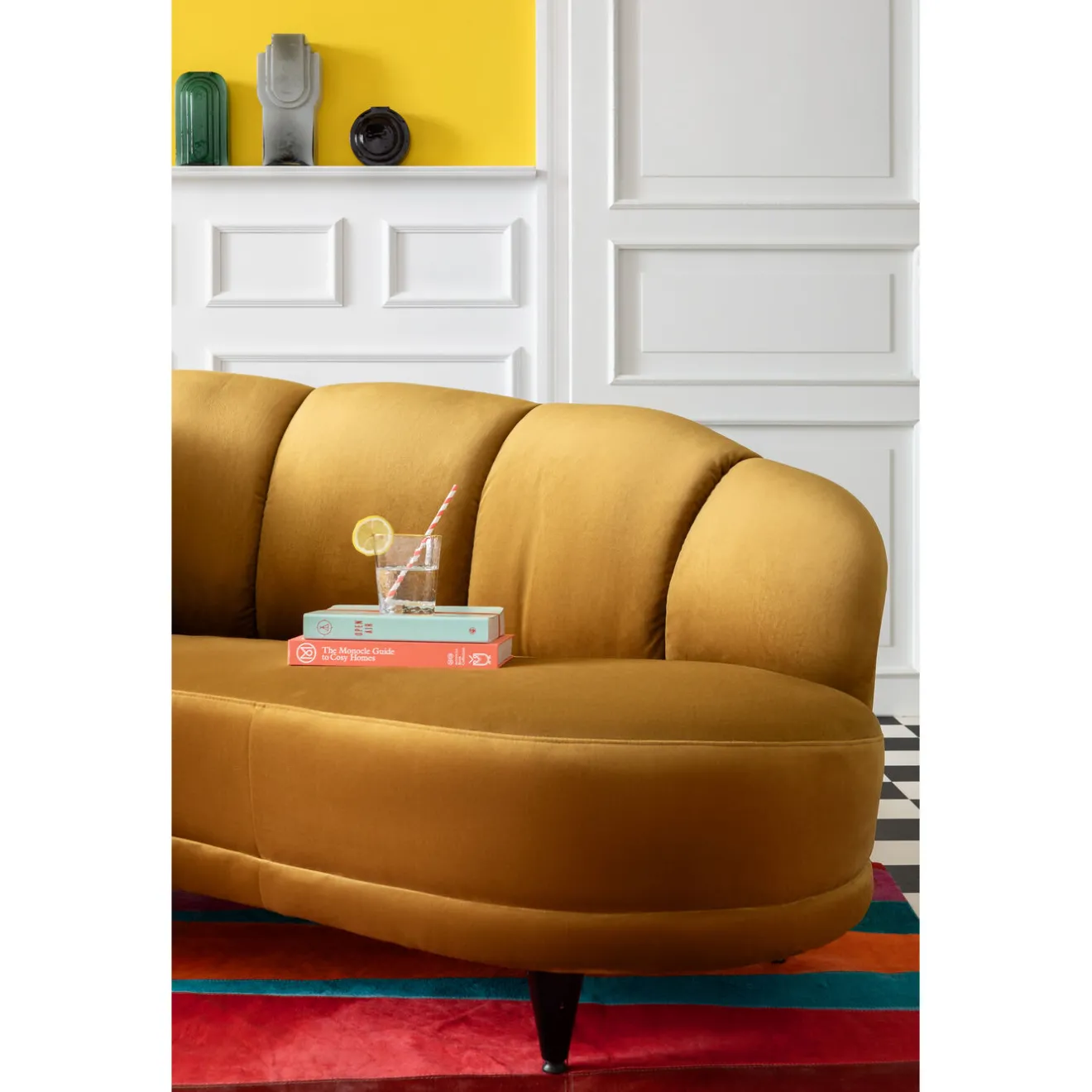 KARE Design 3 Places|Canapés Dschinn Ambre 3-Places 233Cm