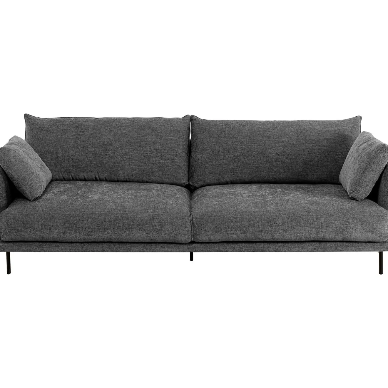 KARE Design 3 Places|Canapés Edna 3-Places Gris 245Cm