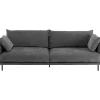 KARE Design 3 Places|Canapés Edna 3-Places Gris 245Cm