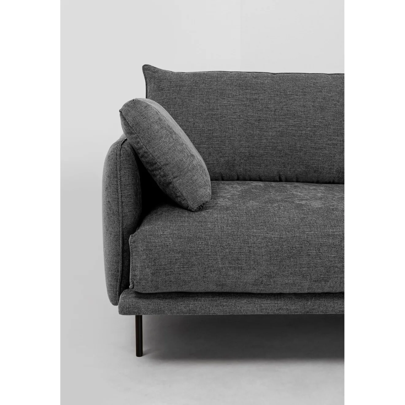 KARE Design 3 Places|Canapés Edna 3-Places Gris 245Cm