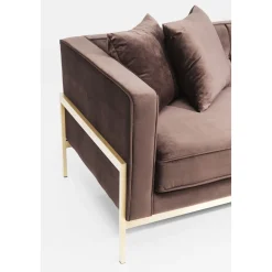 KARE Design 3 Places|Canapés Loft 3-Places Marron