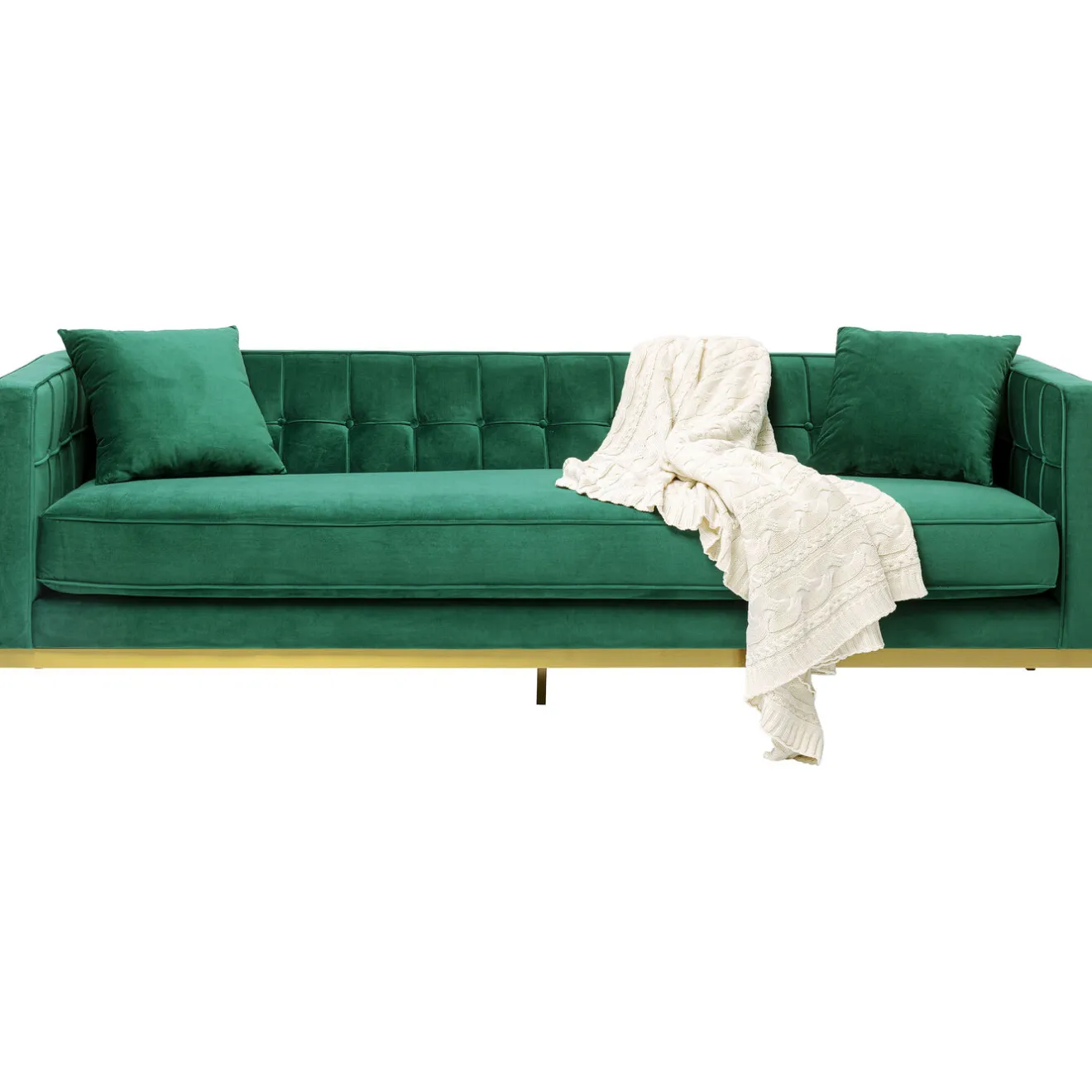 KARE Design 3 Places|Canapés Loft 3-Places Vert