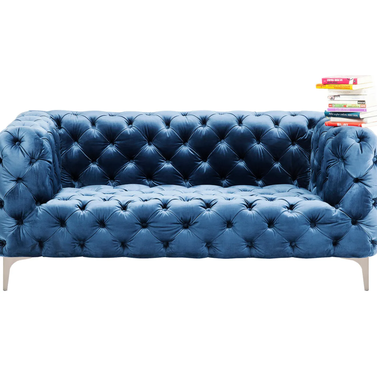 KARE Design 2 Places|Canapés Look 2-Places Velours Bleu