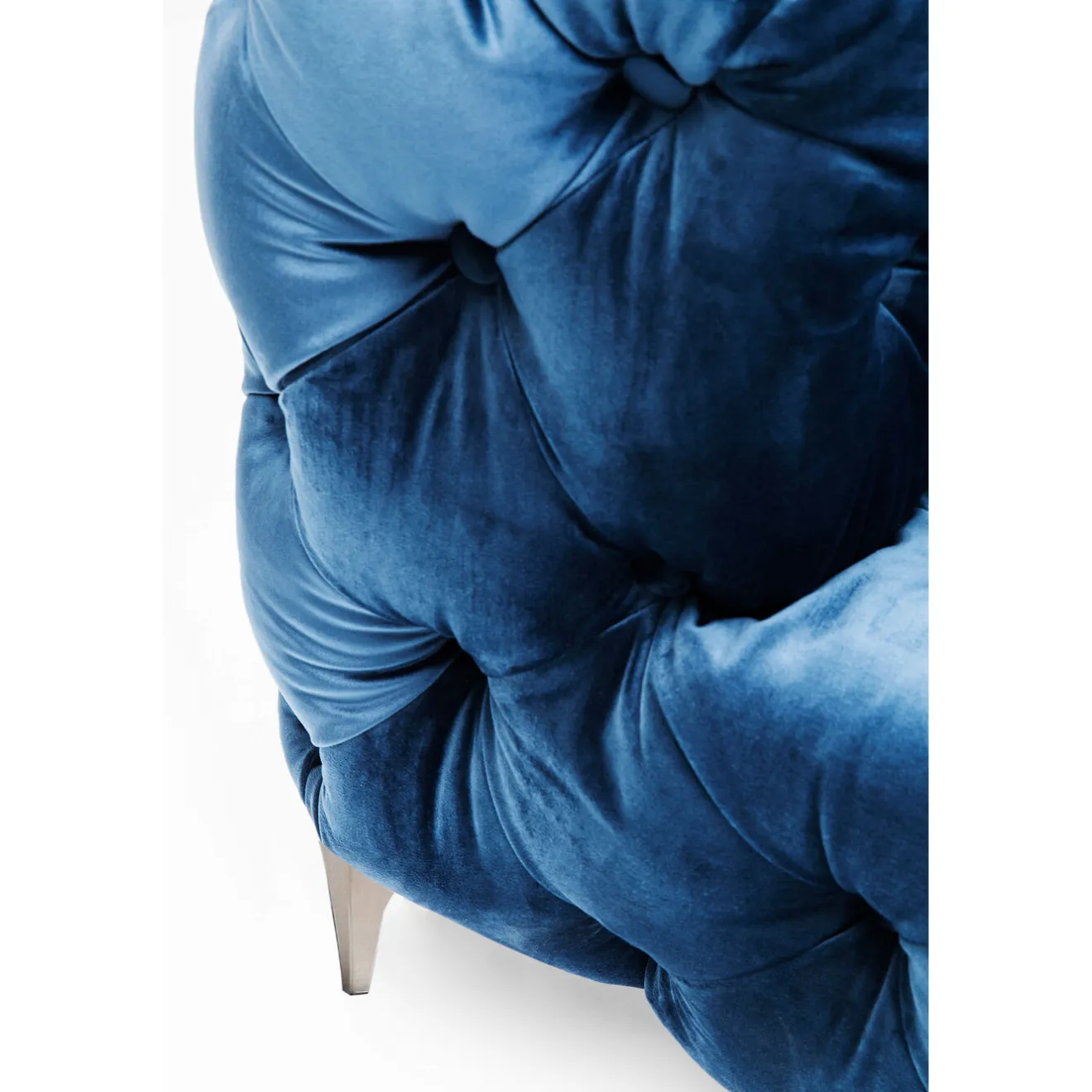 KARE Design 2 Places|Canapés Look 2-Places Velours Bleu