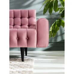 KARE Design 3 Places|Canapés Milchbar 3-Places Velours Mauve