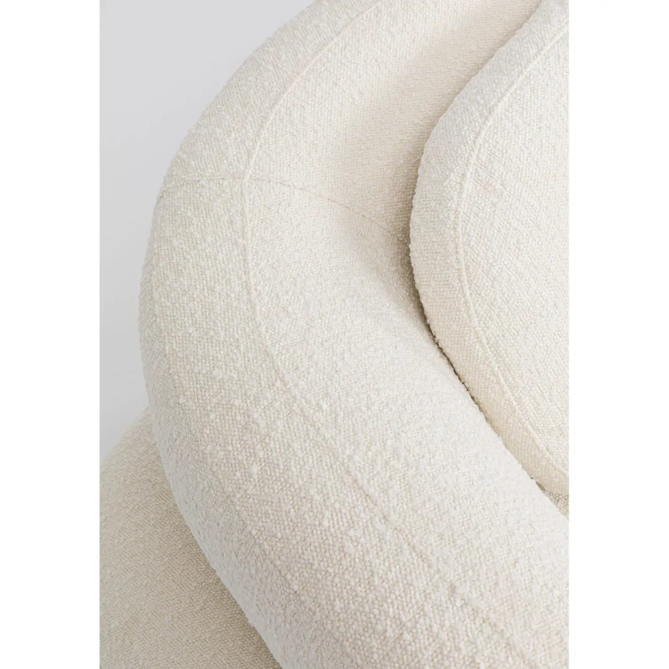 KARE Design 2 Places|Canapés Peppo 2-Places Blanc 182Cm