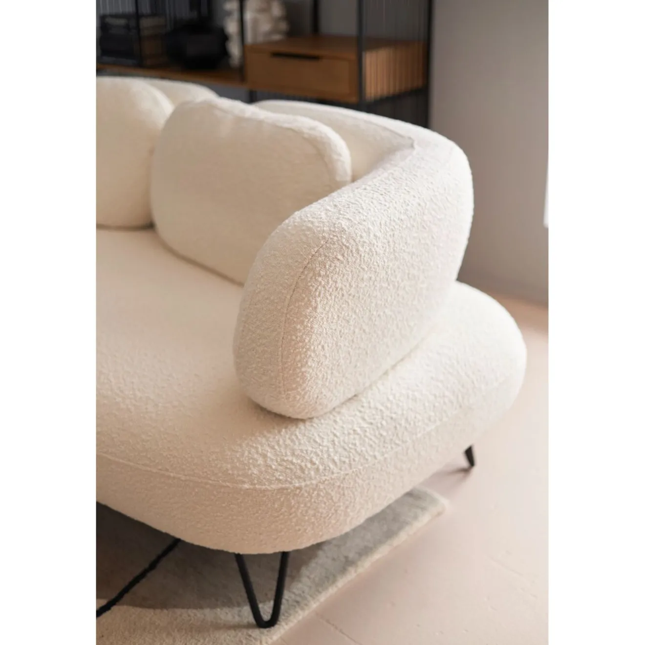 KARE Design 2 Places|Canapés Peppo 2-Places Blanc 182Cm