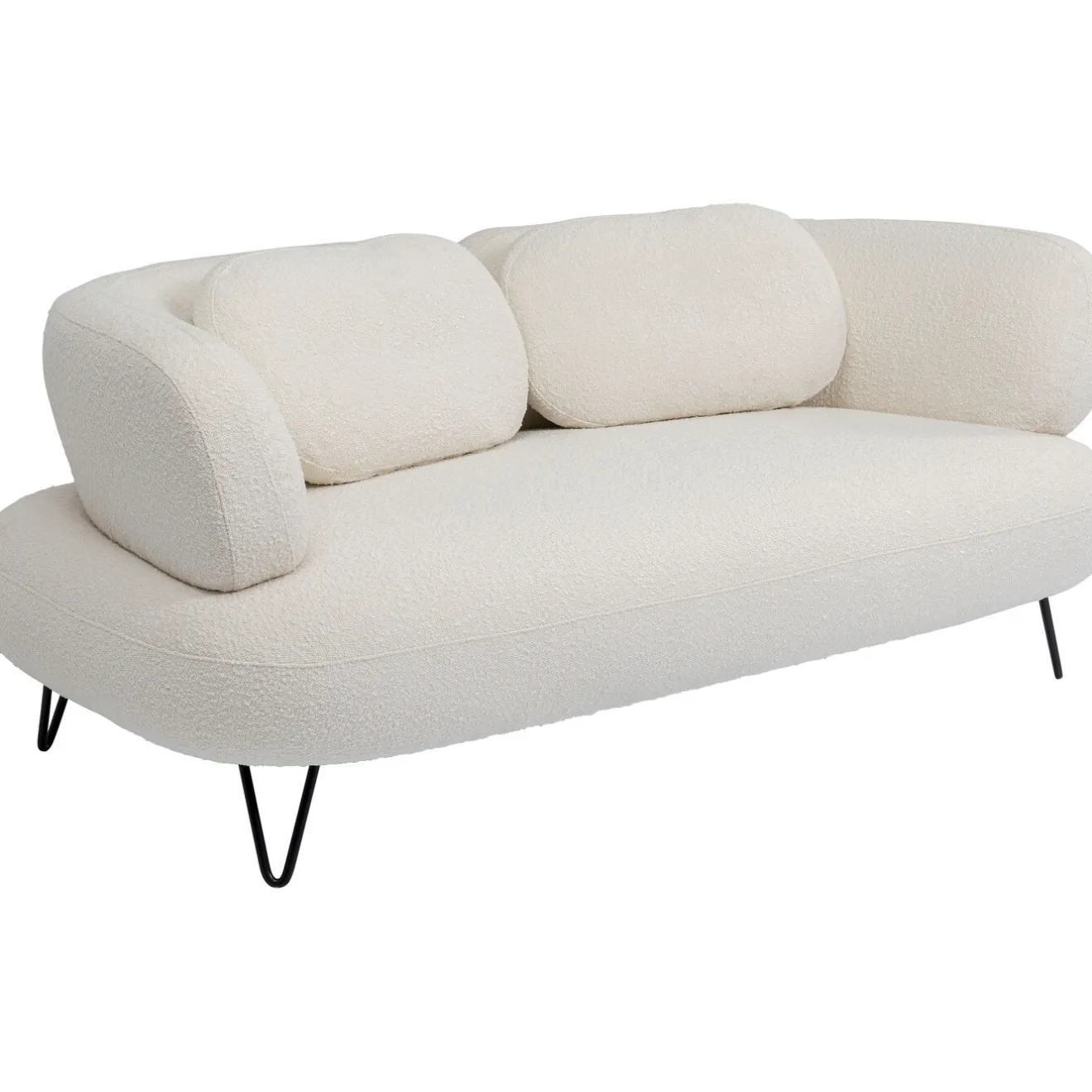 KARE Design 2 Places|Canapés Peppo 2-Places Blanc 182Cm