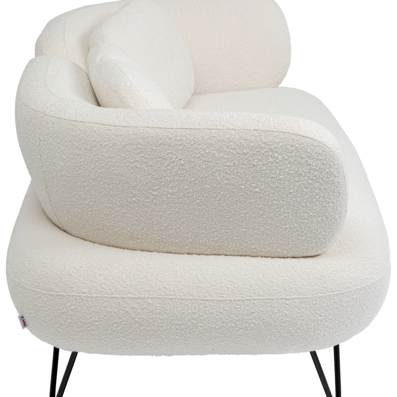 KARE Design 2 Places|Canapés Peppo 2-Places Blanc 182Cm