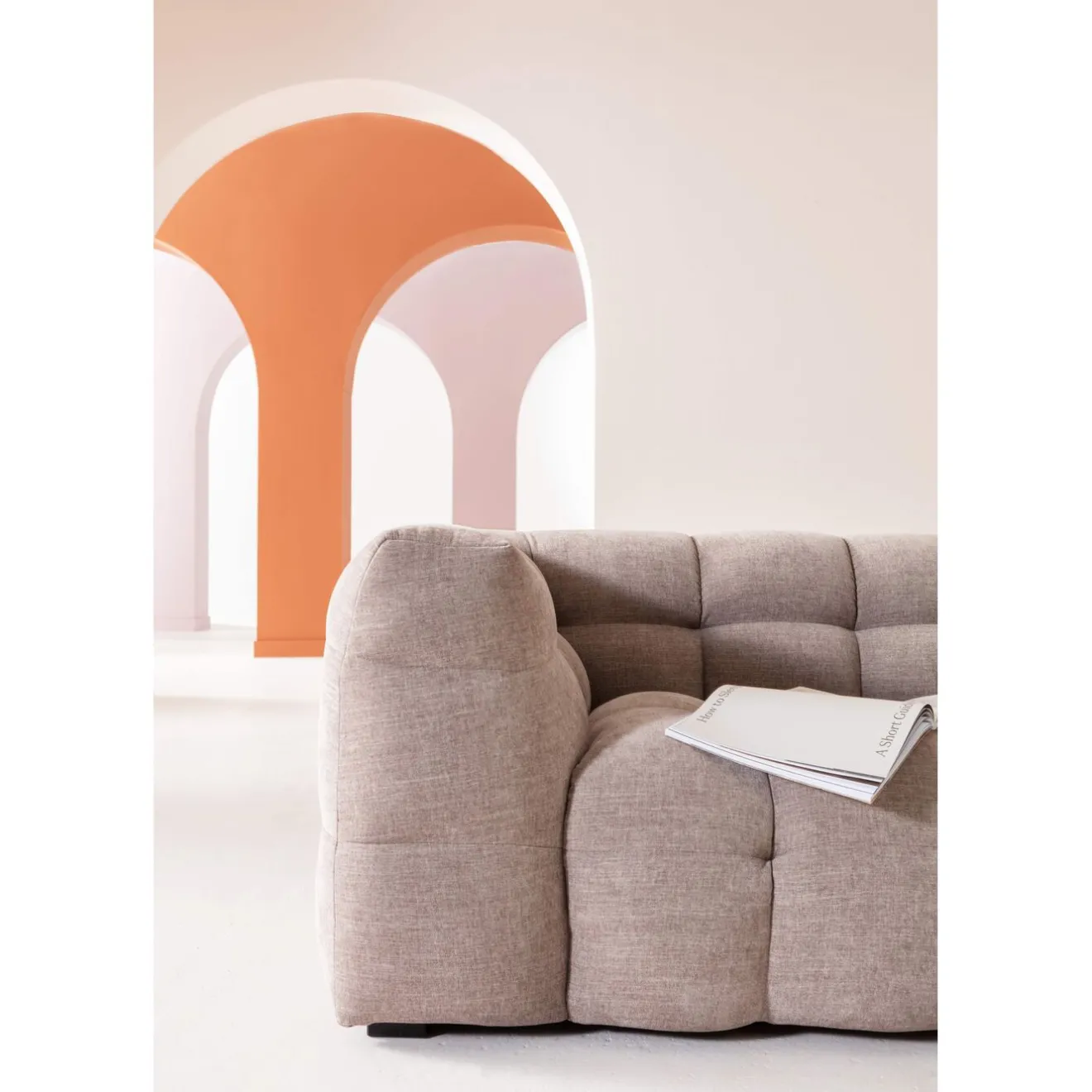 KARE Design 3 Places|Canapés 3-Places Salamanca Gris 240Cm