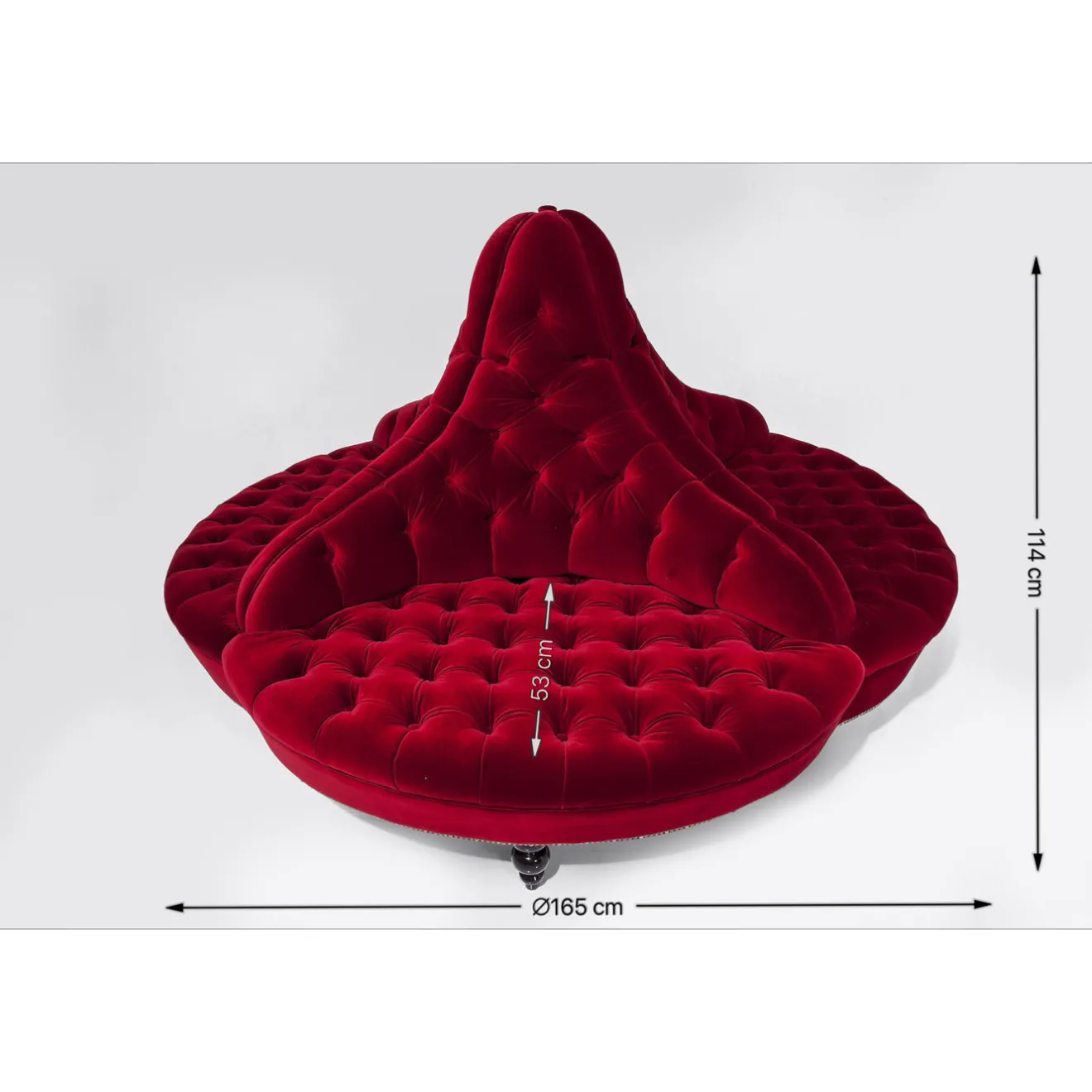 KARE Design Autres Canapés|Canapés Rond Boudoir 4 Places Pm