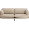 KARE Design 3 Places|Canapés Shirly 3-Places Creme 221Cm