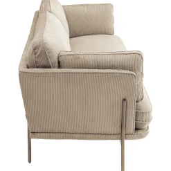 KARE Design 3 Places|Canapés Shirly 3-Places Creme 221Cm