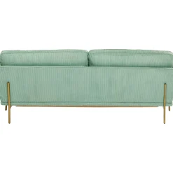 KARE Design 3 Places|Canapés Shirly 3-Places Vert Menthe 221Cm
