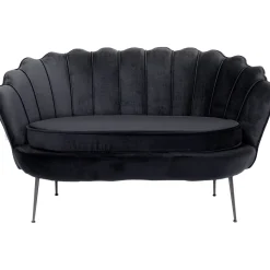 KARE Design 2 Places|Canapés Water Lily 2-Places Noir Noir