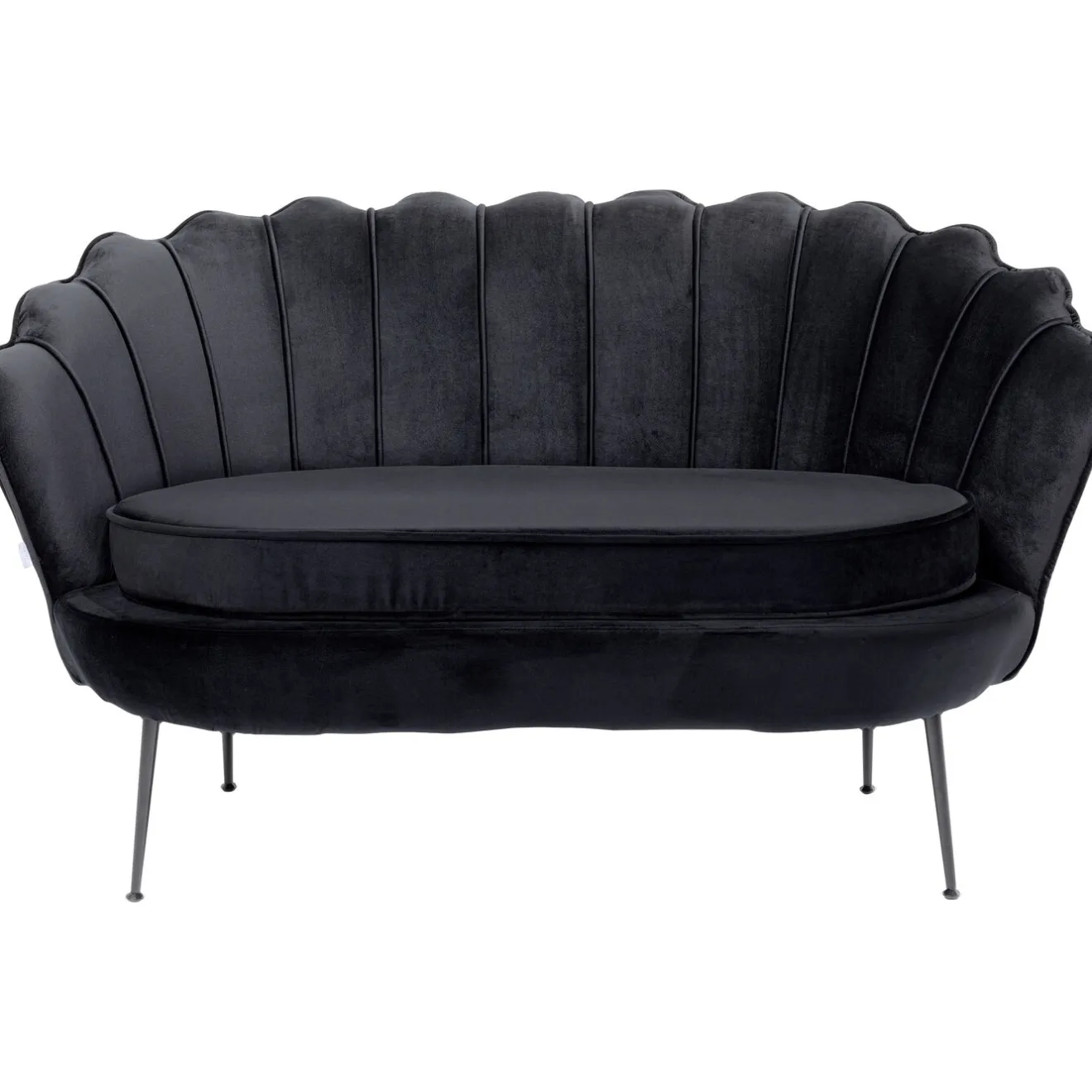 KARE Design 2 Places|Canapés Water Lily 2-Places Noir Noir