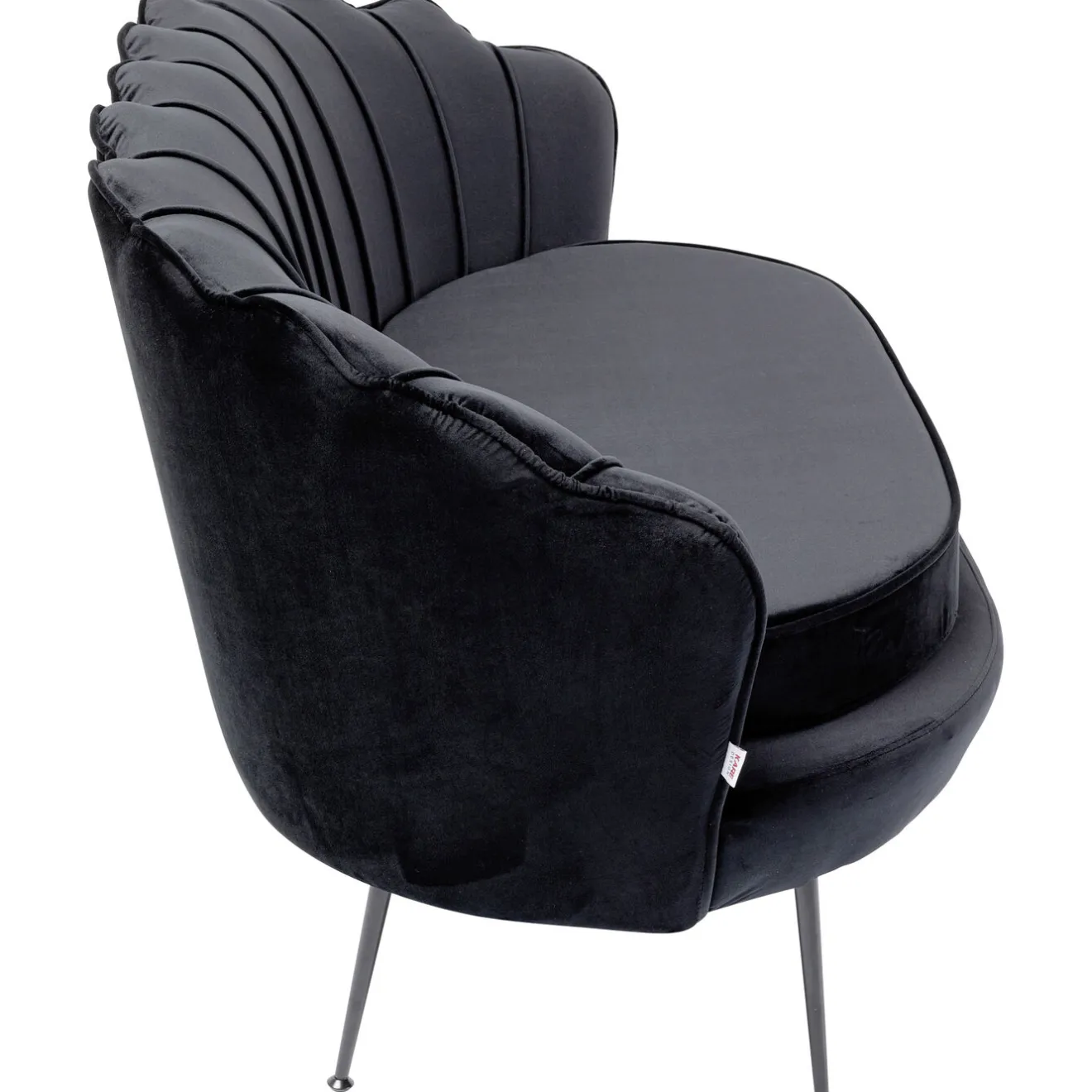 KARE Design 2 Places|Canapés Water Lily 2-Places Noir Noir