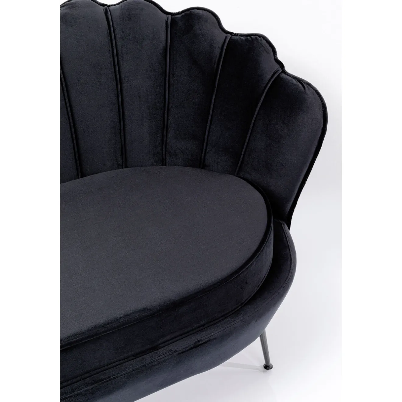 KARE Design 2 Places|Canapés Water Lily 2-Places Noir Noir