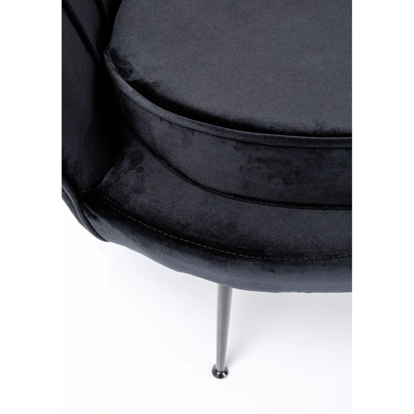 KARE Design 2 Places|Canapés Water Lily 2-Places Noir Noir