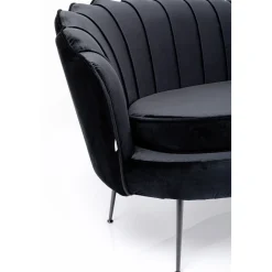 KARE Design 2 Places|Canapés Water Lily 2-Places Noir Noir