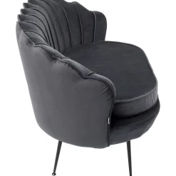 KARE Design 2 Places|Canapés Water Lily 2-Places Noir Gris