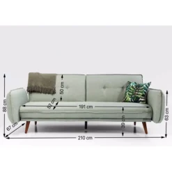 KARE Design Canapés Lit|Canapés-Lit Lizzy 210Cm