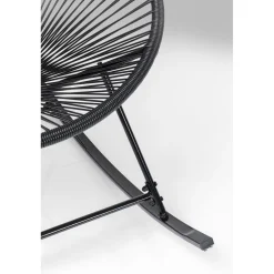 KARE Design Autres Meubles Extérieurs|Chaise À Bascule Acapulco Noir