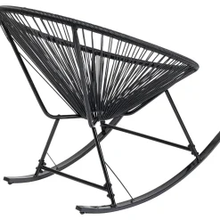 KARE Design Autres Meubles Extérieurs|Chaise À Bascule Acapulco Noir